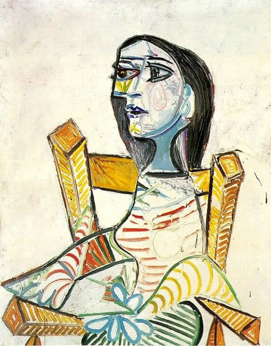 1938 Portrait de femme 2. Pablo Picasso (1881-1973) Period of creation: 1931-1942