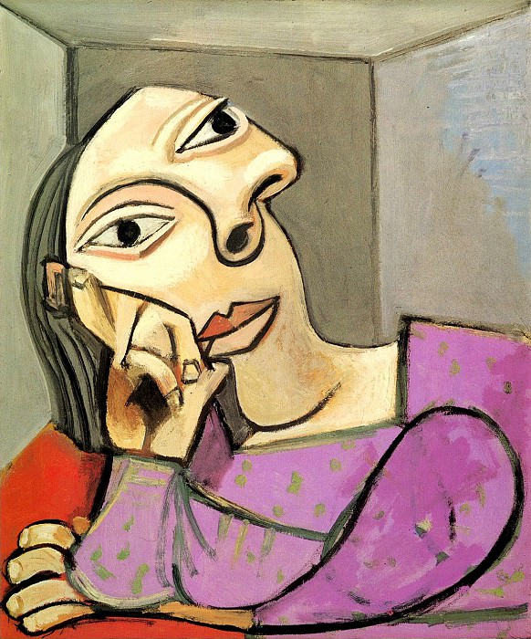 1939 Femme accoudВe 1. Пабло Пикассо (1881-1973) Период: 1931-1942
