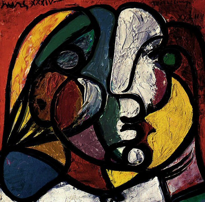 1932 TИte de Marie-Thérèse Walter. Пабло Пикассо (1881-1973) Период: 1931-1942