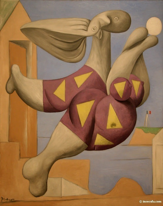 1932 Baigneur avec un ballon de plage, Пабло Пикассо (1881-1973) Период: 1931-1942