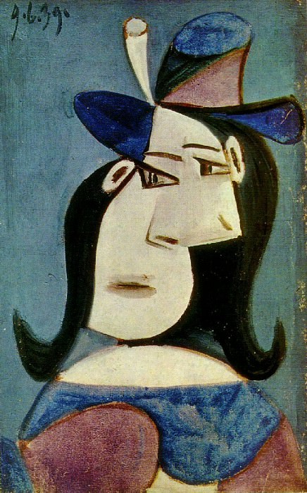 1939 Buste de femme au chapeau 2. Pablo Picasso (1881-1973) Period of creation: 1931-1942