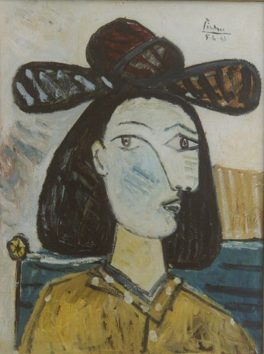 1941 Femme assise. Пабло Пикассо (1881-1973) Период: 1931-1942