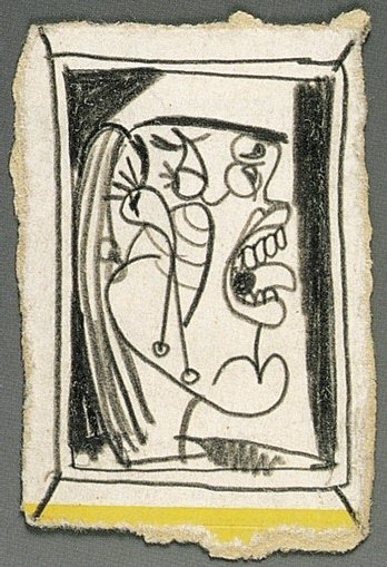 1937 TИte de femme. Pablo Picasso (1881-1973) Period of creation: 1931-1942