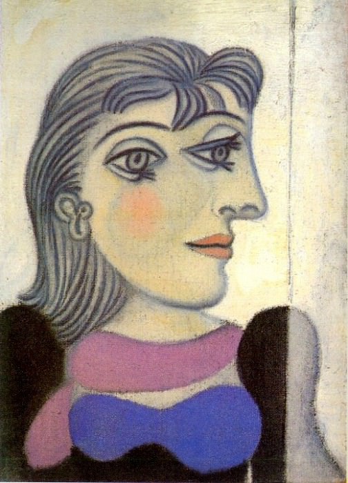 1937 Portrait de Dora Maar 9. Пабло Пикассо (1881-1973) Период: 1931-1942