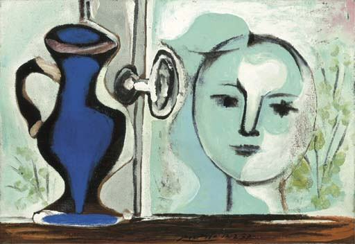 1937 TИte devant la fenИtre. Pablo Picasso (1881-1973) Period of creation: 1931-1942