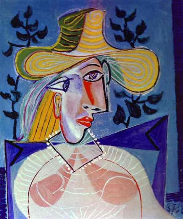 1938 Femme Е la collerette, Пабло Пикассо (1881-1973) Период: 1931-1942
