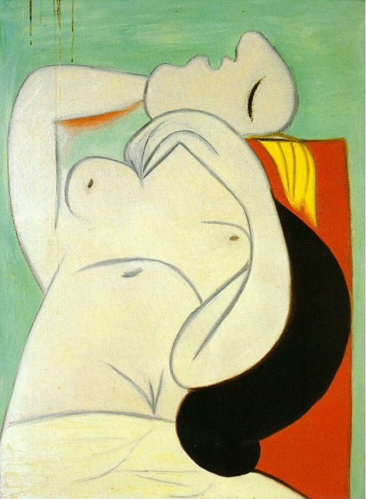 1932 Le sommeil. Пабло Пикассо (1881-1973) Период: 1931-1942