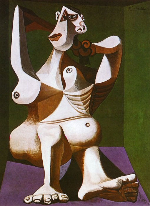 1940 Nu assis aux bras levВs. Pablo Picasso (1881-1973) Period of creation: 1931-1942