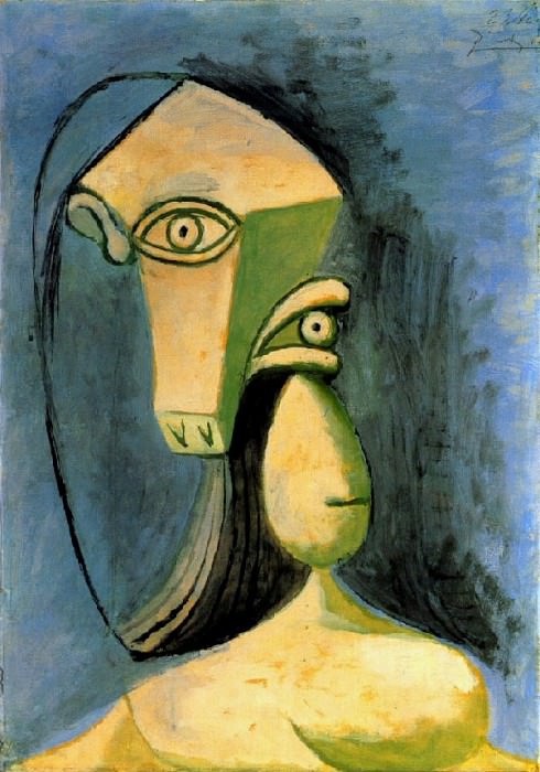 1940 Buste de figure fВminine. Пабло Пикассо (1881-1973) Период: 1931-1942