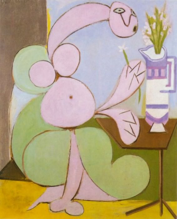 1936 Femme au vase de fleurs. Pablo Picasso (1881-1973) Period of creation: 1931-1942