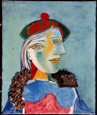 1937 Portrait de femme au bВret 3. Pablo Picasso (1881-1973) Period of creation: 1931-1942