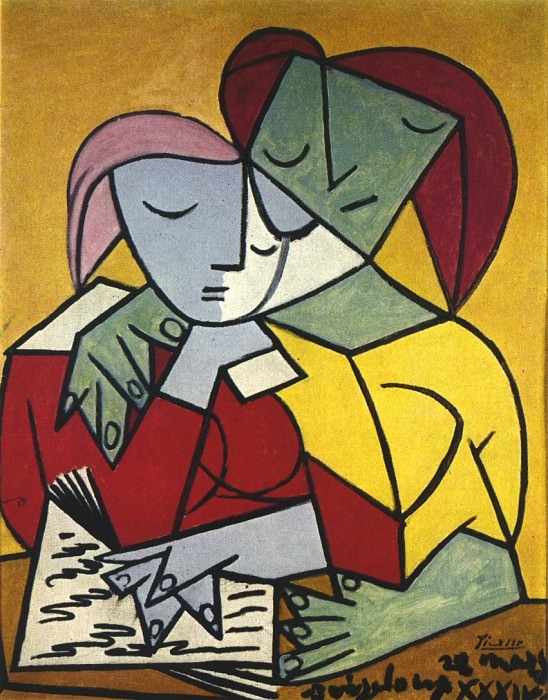 1934 Deux personnages 2, Пабло Пикассо (1881-1973) Период: 1931-1942