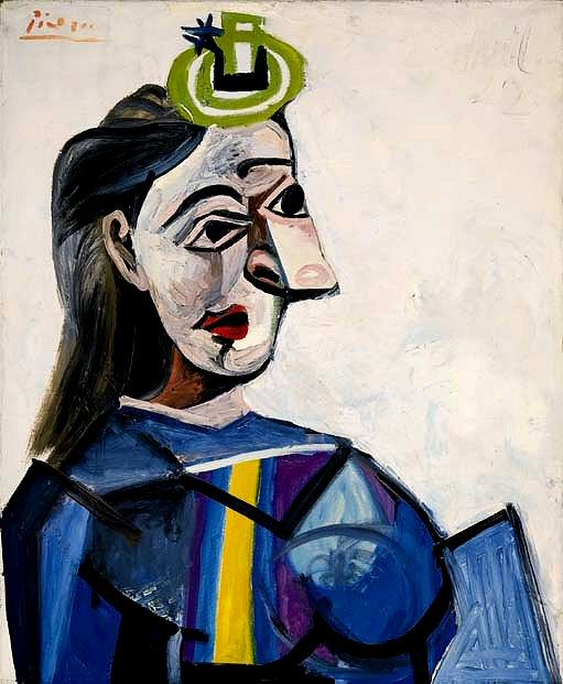 1942 Buste de femme (Dora Maar). Пабло Пикассо (1881-1973) Период: 1931-1942
