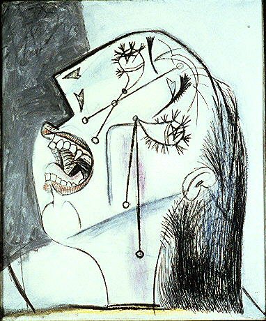 1937 La femme qui pleure I. Пабло Пикассо (1881-1973) Период: 1931-1942