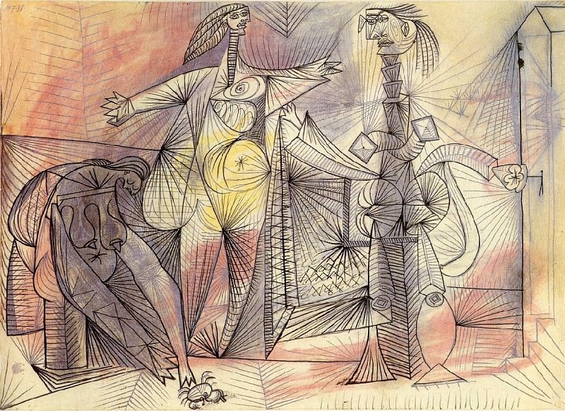 1938 Baigneuses au crabe. Pablo Picasso (1881-1973) Period of creation: 1931-1942