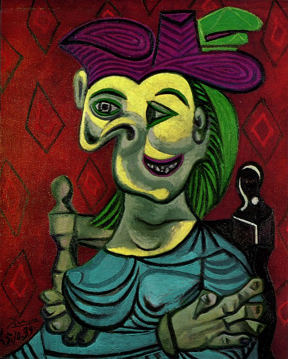 1939 Femme assise 1. Пабло Пикассо (1881-1973) Период: 1931-1942