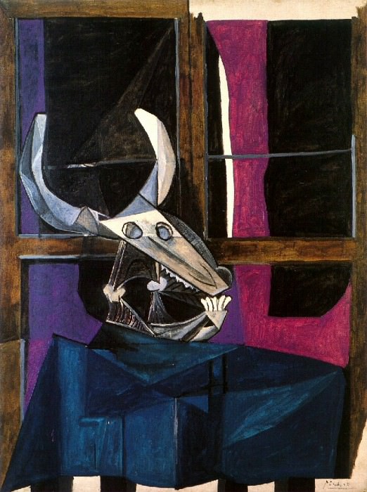 1942 Nature morte avec crГne de boeuf, Pablo Picasso (1881-1973) Period of creation: 1931-1942