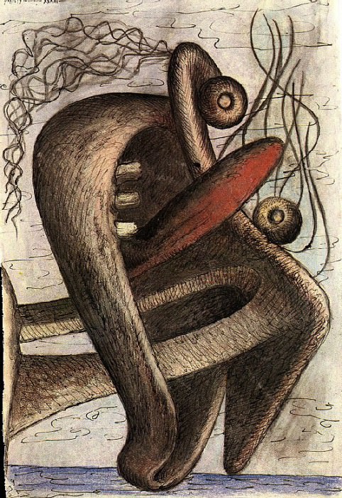 1933 Figure au bord de la mer, Пабло Пикассо (1881-1973) Период: 1931-1942