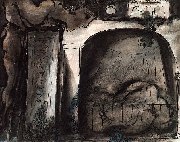 1933 Le balcon. Пабло Пикассо (1881-1973) Период: 1931-1942