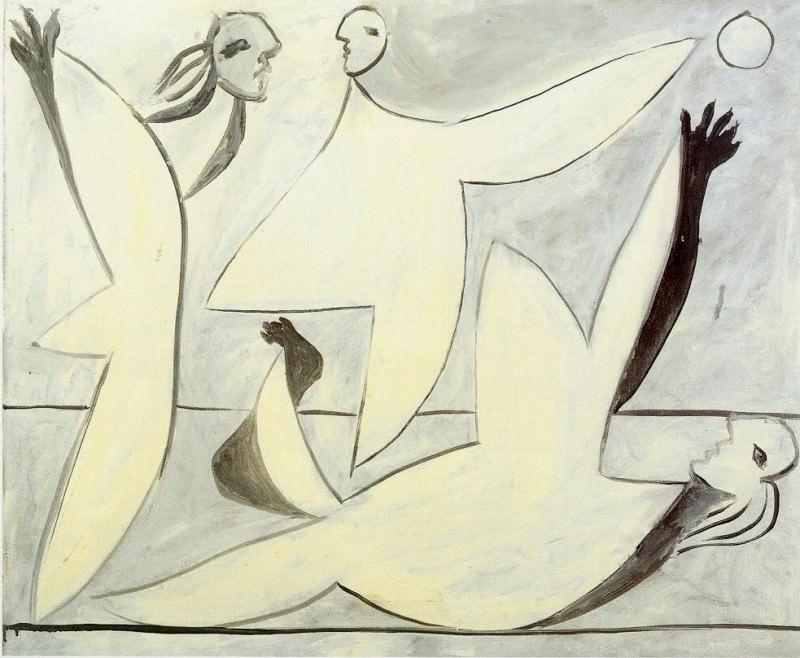 1932 Femmes jouant au ballon. Пабло Пикассо (1881-1973) Период: 1931-1942