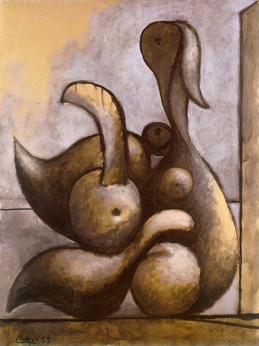 1933 Nu assis. Пабло Пикассо (1881-1973) Период: 1931-1942
