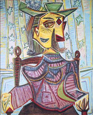 1939 Dora Maar assise. Пабло Пикассо (1881-1973) Период: 1931-1942