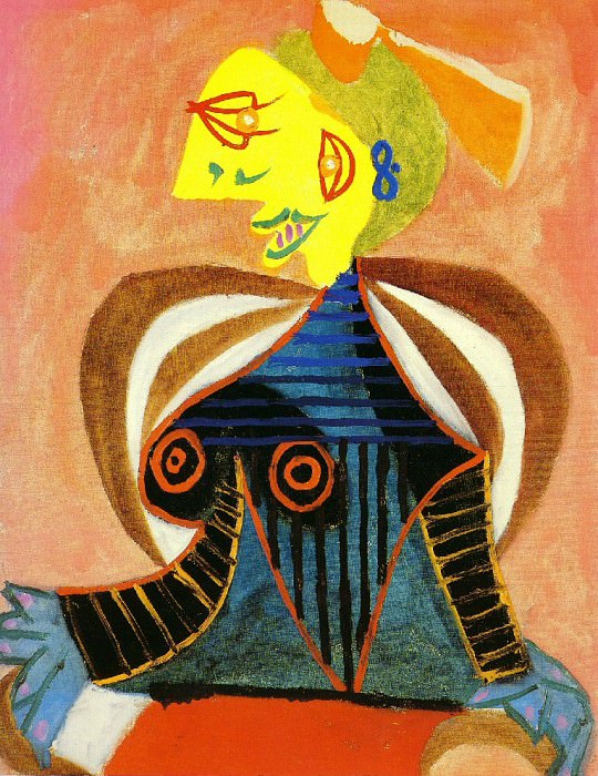 1937 Portrait de Lee Miller Е lArlВsienne. Pablo Picasso (1881-1973) Period of creation: 1931-1942