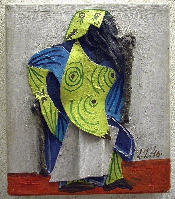 1940 Femme assise dans un fauteuil 2. Пабло Пикассо (1881-1973) Период: 1931-1942
