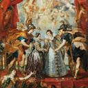Цикл Медичи: Обмен двух принцесс из Франции и Испании на Бидасоа в Хедайе, 9 ноября 1615 г., Питер Пауль Рубенс