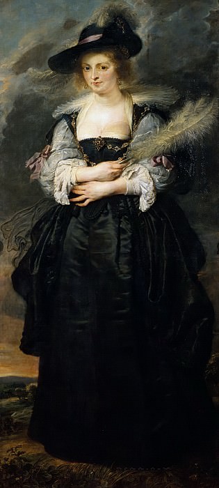 Portrait of Helena Fourment. Peter Paul Rubens