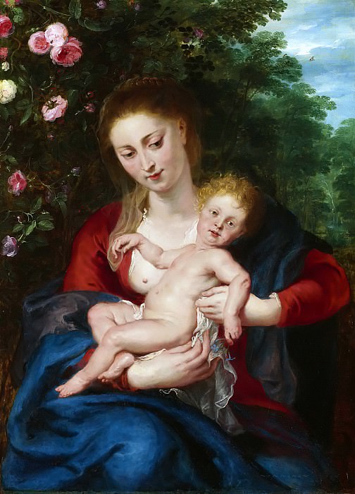 Rubens Virgin and Child. Peter Paul Rubens