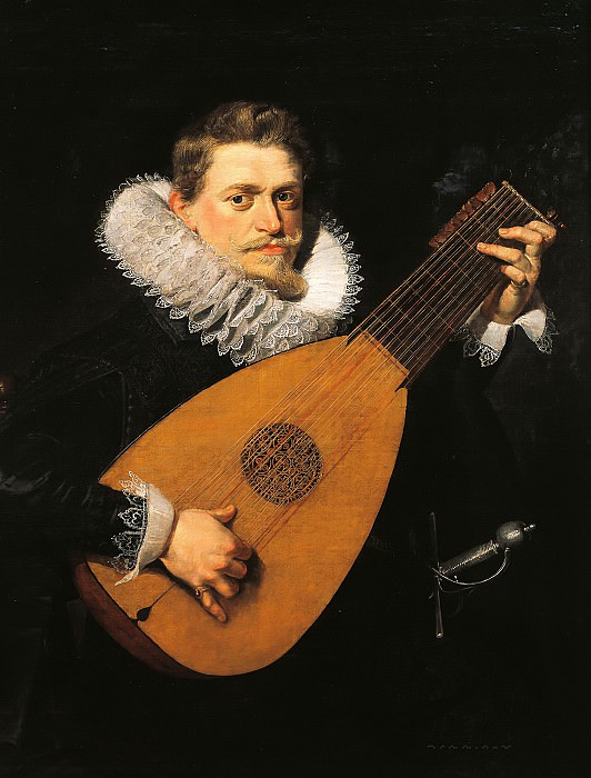 The lute player, by Peter Paul Rubens (1577-1640). --. Peter Paul Rubens
