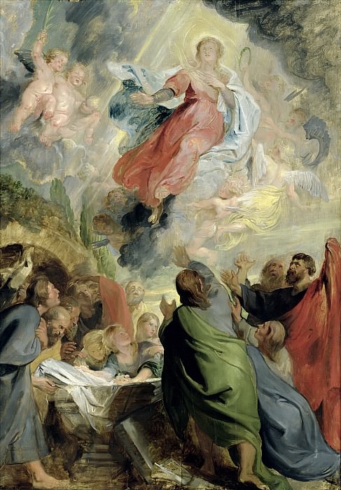 Ascension of the Virgin Mary. Peter Paul Rubens
