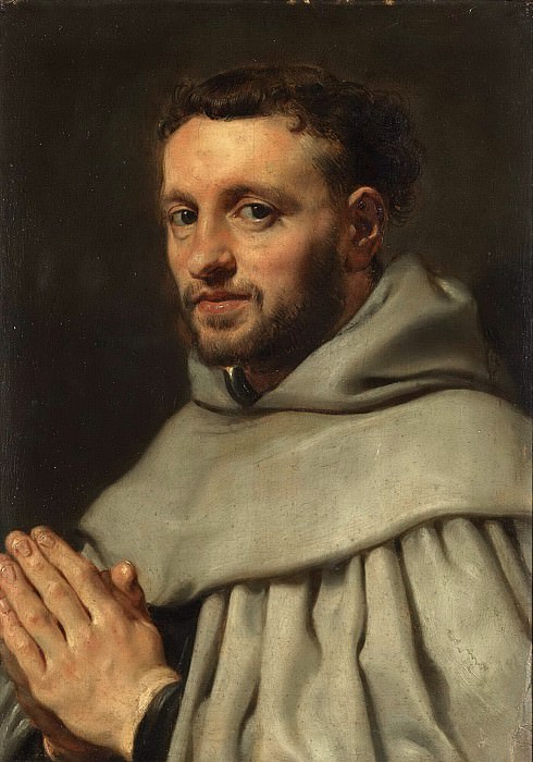 Peter Paul Rubens -- Portret van een Karmeliet (Gaspar Rinckens?). Peter Paul Rubens