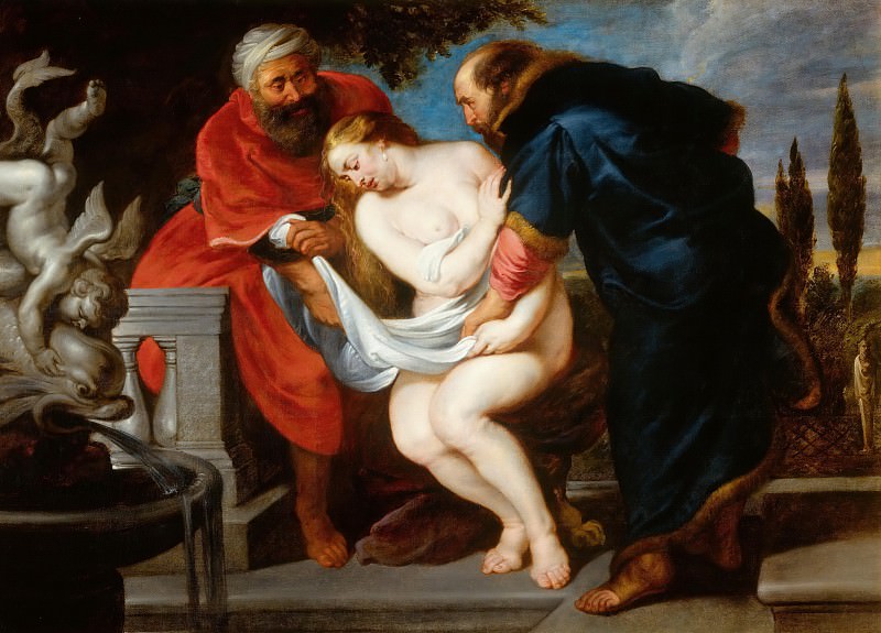Attributed to Susanna and the Elders (Susanna Bathing). Peter Paul Rubens