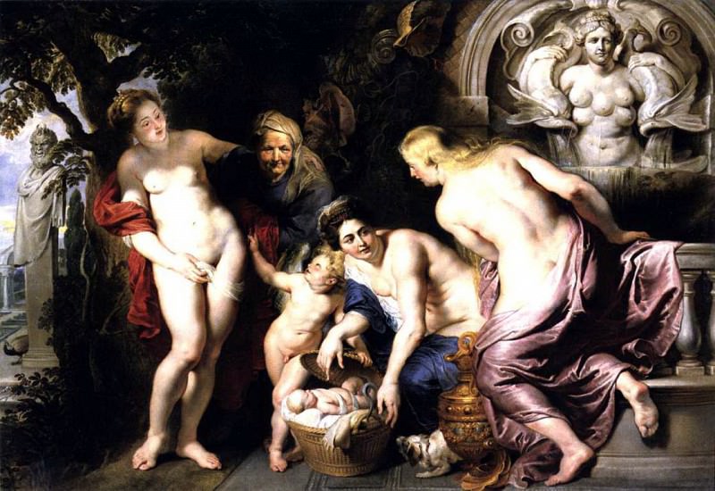 Нахождение младенца Эриктония – 1615, Питер Пауль Рубенс