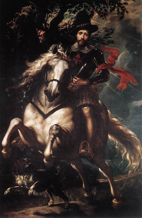 Equestrian Portrait of Giancarlo Doria - 1606. Peter Paul Rubens