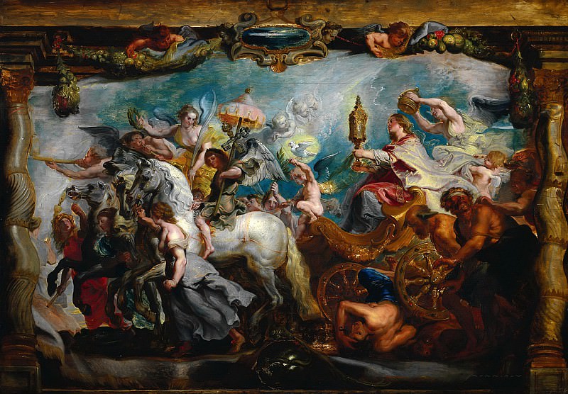 The Triumph of the Church. Peter Paul Rubens