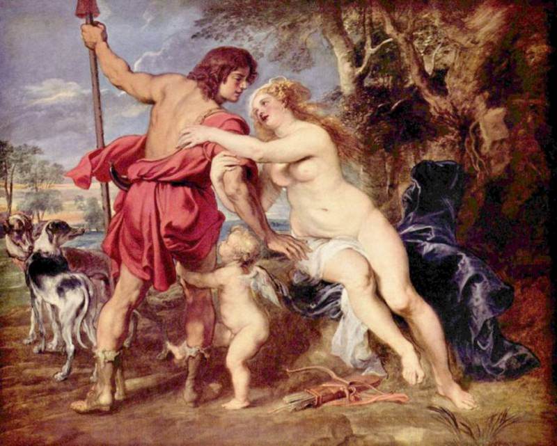 Венера и Адонис, Питер Пауль Рубенс