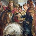 Скетч для алтаря собора святого Бавона в Генте – Короли Лотарь и Дагобер, беседующие с посланцем, Питер Пауль Рубенс