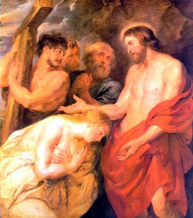 Христос и Мария Магдалина - 1618. Питер Пауль Рубенс