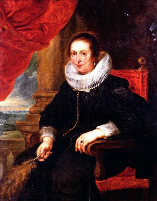 Portrait Of A Woman, Probably His Wife. Peter Paul Rubens