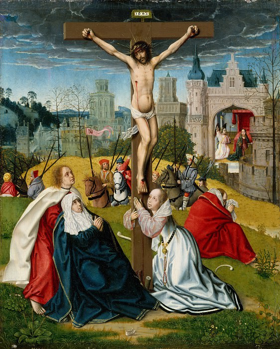 Attributed to Jan Provost - The Crucifixion. Metropolitan Museum: part 2