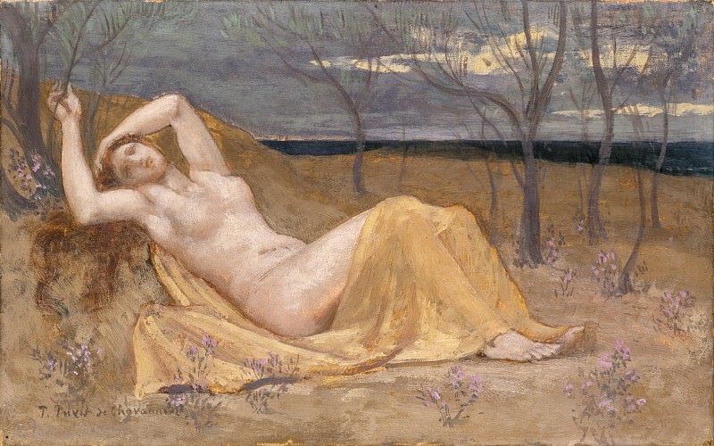 Pierre Puvis de Chavannes - Tamaris. Metropolitan Museum: part 2