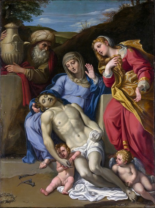 Domenichino (Italian, Bologna 1581–1641 Naples) - The Lamentation. Metropolitan Museum: part 2