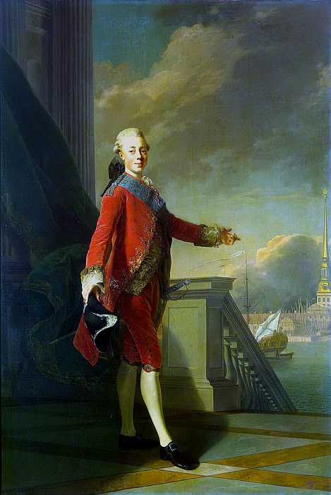 Roslin, Alexander - Portrait of Grand Duke Paul Petrovich. Hermitage ~ part 10