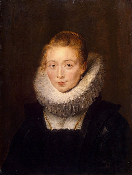 Rubens, Peter Paul - Portrait of the Infanta Isabellas maid. Hermitage ~ part 10