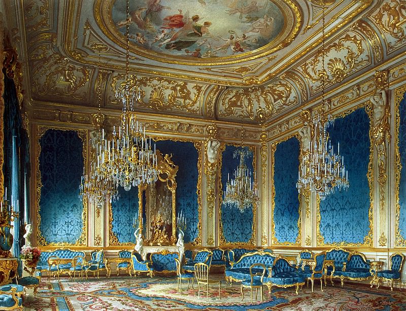 Premazzi, Luigi - Mansion of Baron AL Stieglitz. Blue room. Hermitage ~ part 10