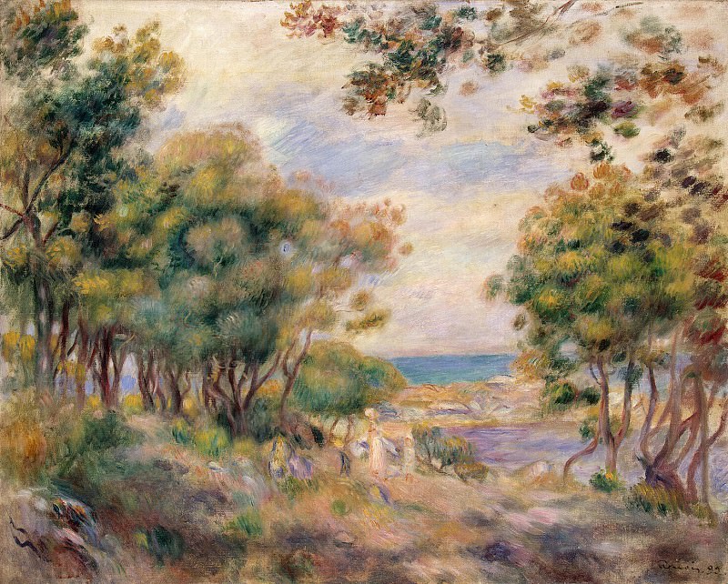 Renoir, Pierre-Auguste - Landscape at Beaulieu. Hermitage ~ part 10