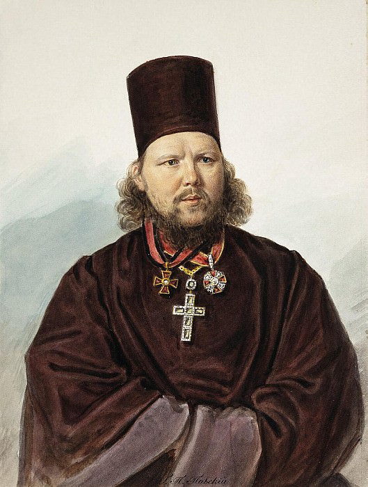 Reimers, JF - Portrait of Gerasim Petrovich Pavsky. Hermitage ~ part 10